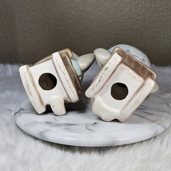 Vintage Art Studio Hand Painted Made Grandpa Grandma Mice Mouse 9in 70s LG - Picture 5 of 11